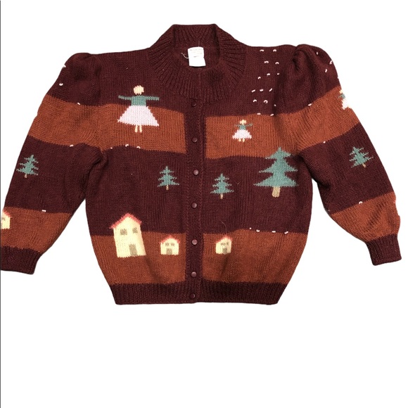 mascara tricot Sweaters - Vintage Mascara Tricot Hand Made in Italy Sweater